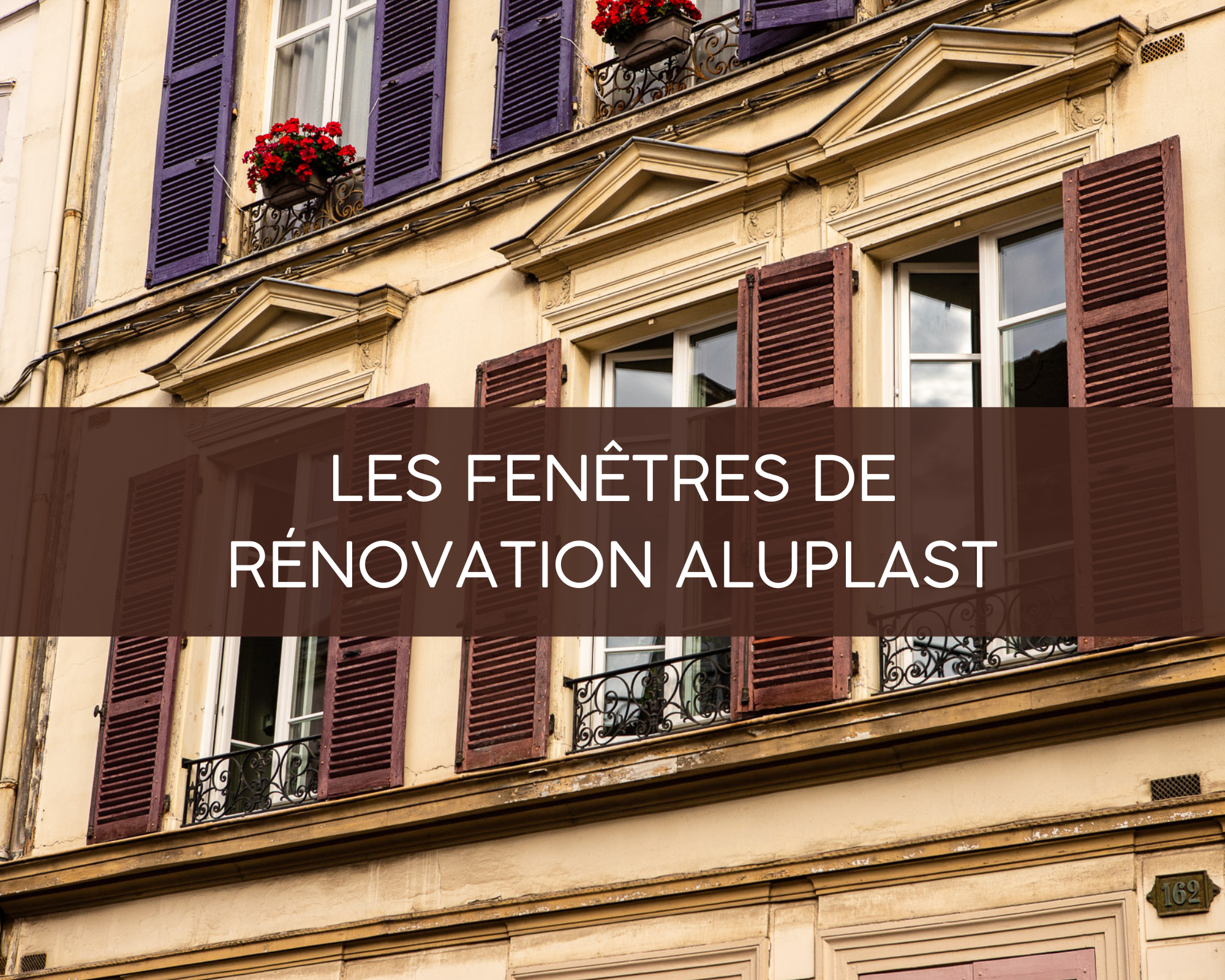 Les fenêtres de rénovation Aluplast