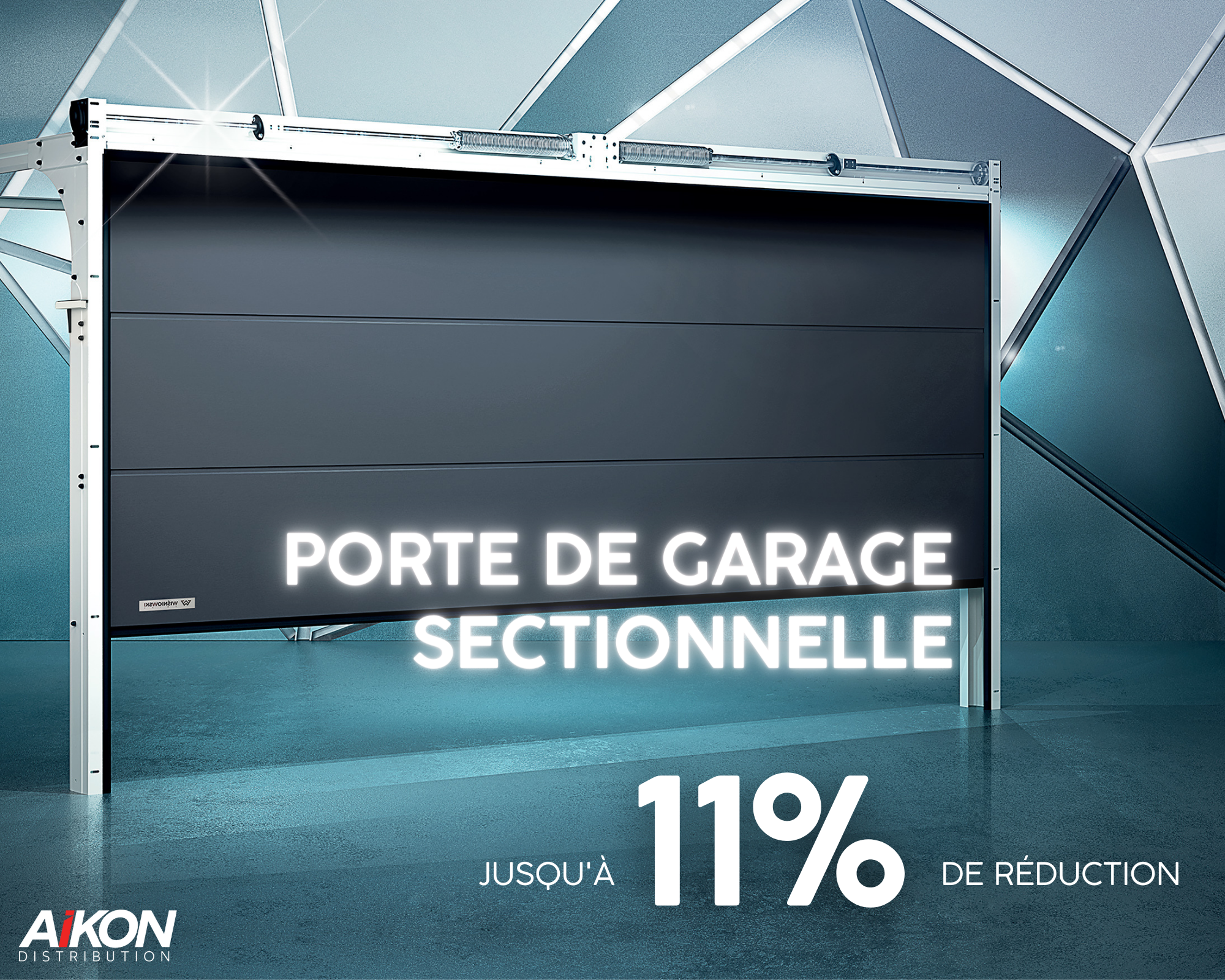 Porte de garage sectionnelle