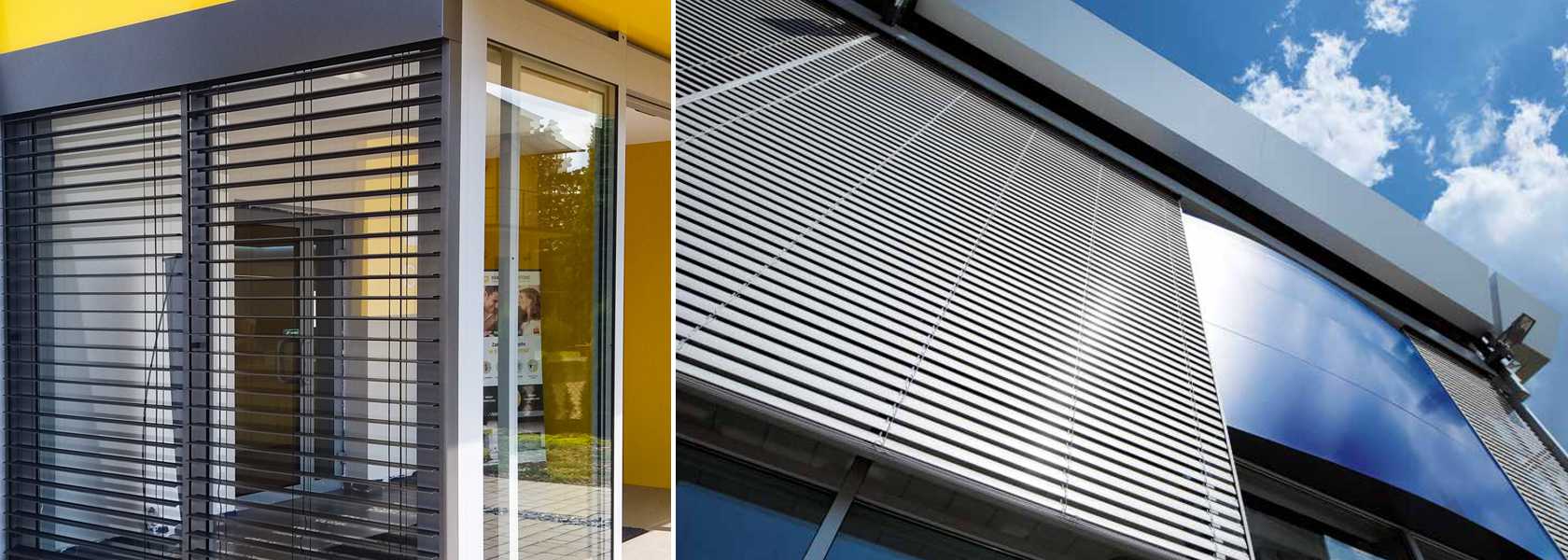 Brise-soleil orientables à commande électrique