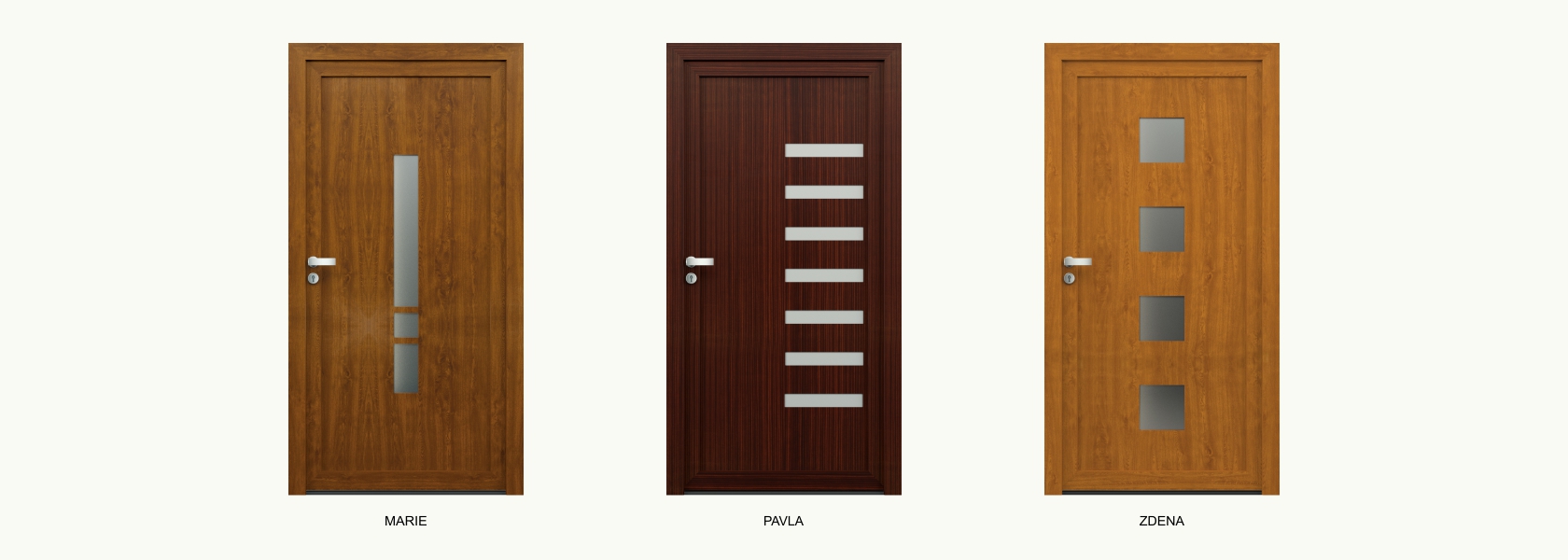 Panneaux pour portes en PVC