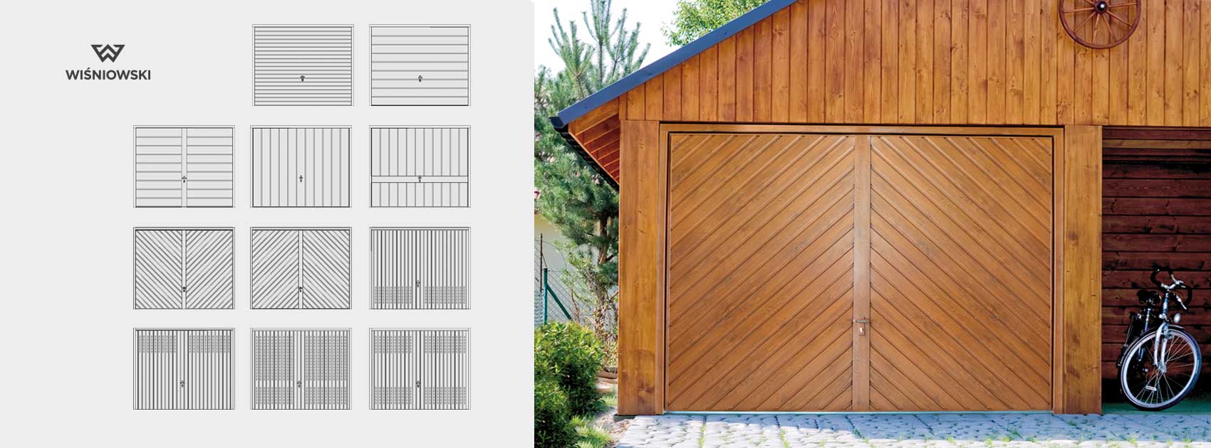 Portes de garage basculantes sur mesure